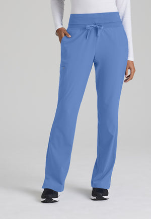 Stride 5-Pocket Mid-Rise Fit & Flare Leg Scrub Pant