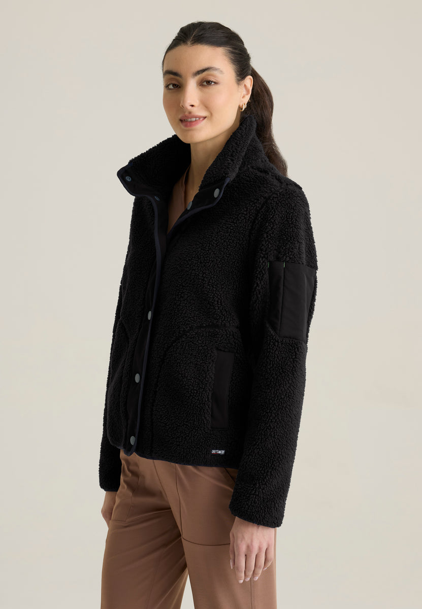 Carol Women's 5-Pocket Mock Neck Snap Front Jacket – Barco