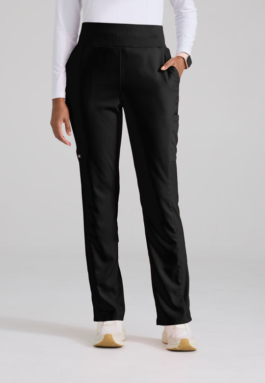 Renee 6-Pocket Cargo Knit Scrub Pant