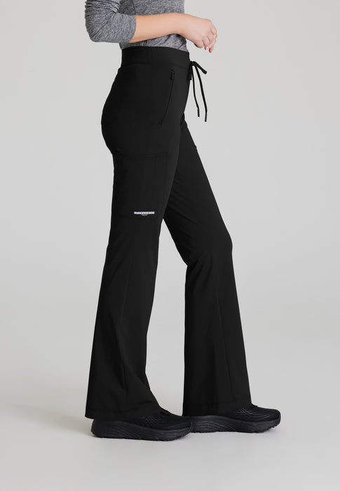Glide 4-Pocket Fit and Flare Pant - Black - Skechers™ by Barco Slip-ins - 3