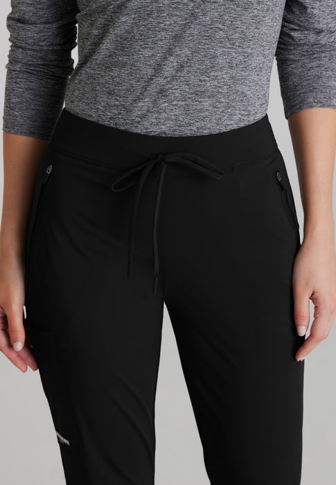 Glide 4-Pocket Fit and Flare Pant - Black - Skechers™ by Barco Slip-ins - 5