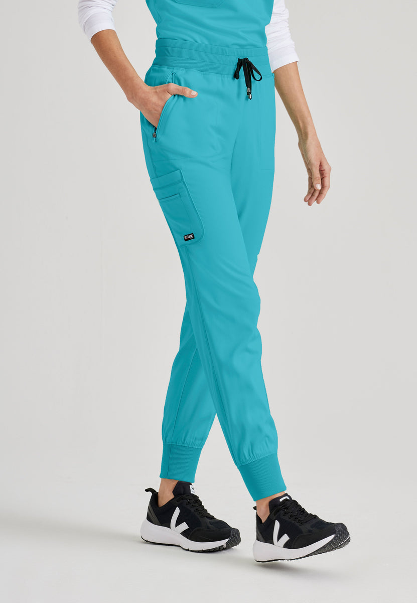 Grey's Anatomy Eden Women's Cargo Jogger Scrub Pants, Nursing Scrubs