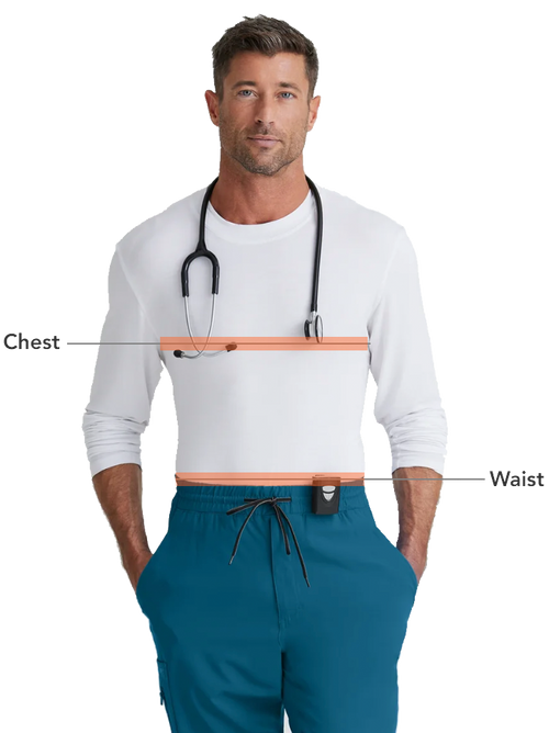 How to accurately measure your fit for scrubs and apparel for men: A Guide To Choose The Right Size