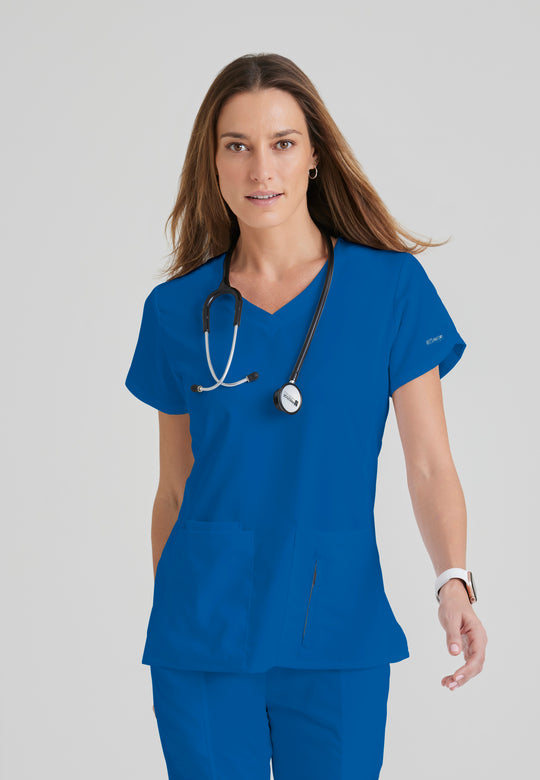Cora 4-Pocket Scrub Top