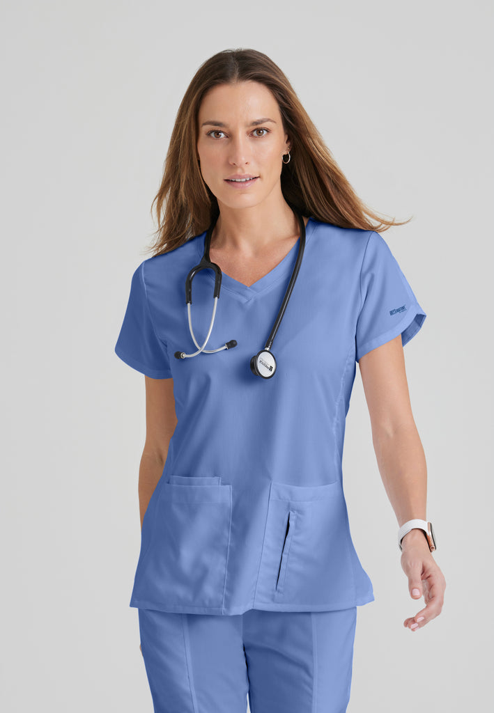 Cora 4-Pocket Scrub Top