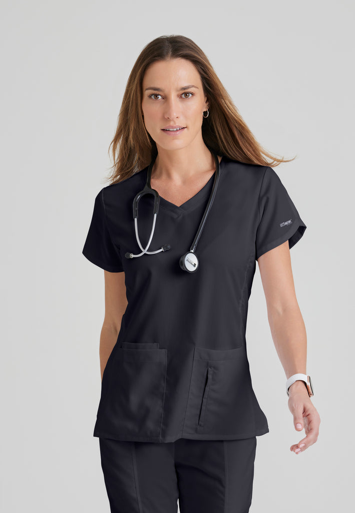 Cora 4-Pocket Scrub Top