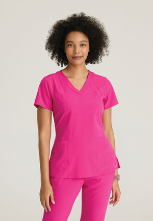 Racer Scrub Top