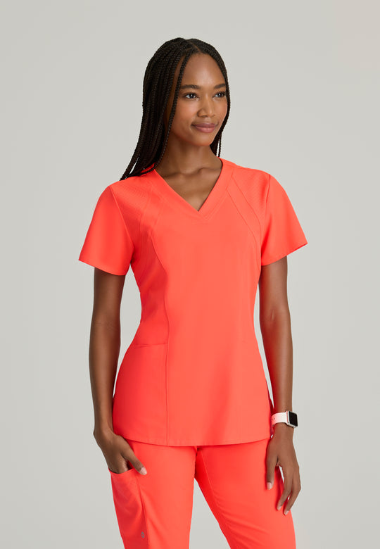Racer Scrub Top
