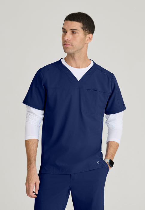 Velocity Scrub Top – Zip Neck, Performance Stretch | Barco One