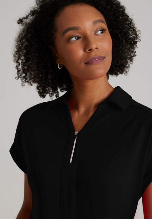 トップス yooooon Victory Knit Scrub Top – Flex Knit, Side Slits | Barco One