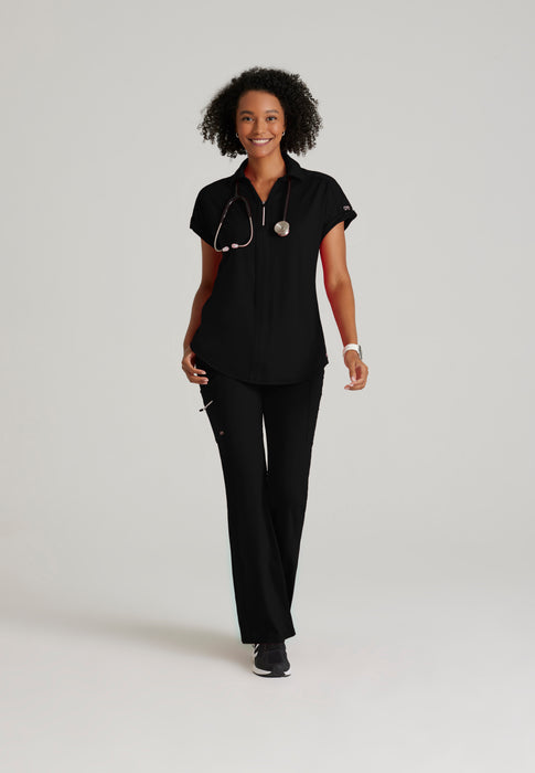 Engage Knit Scrub Top – Breathable, Crew Neck | Barco One