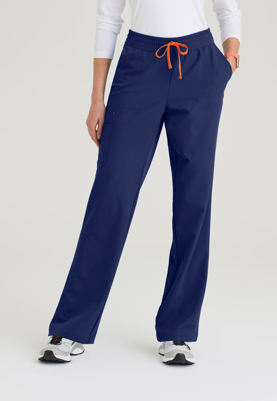 Kate Women's 4-Pocket Mid-Rise Straight Leg Pant