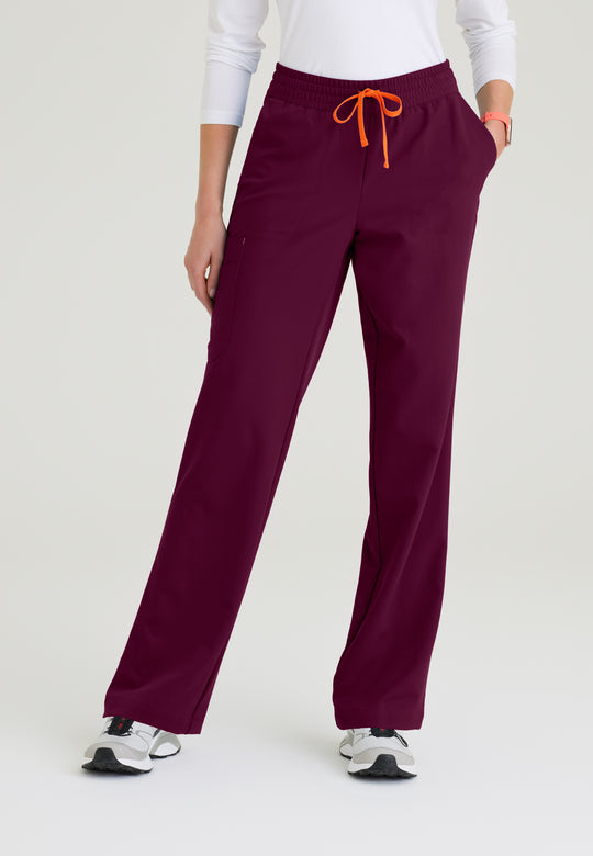 Kate Women's 4-Pocket Mid-Rise Straight Leg Pant
