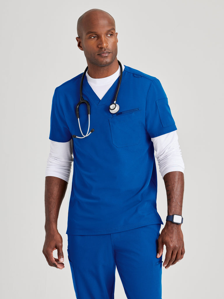 Rally 3-Pocket V-Neck Scrub Top - Sale