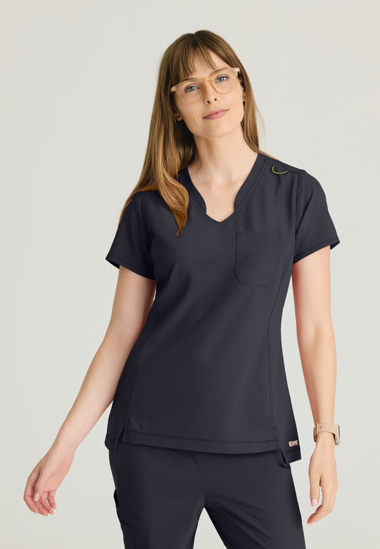 Sway 1-Pocket Banded V-Neck Ciclo® Scrub Top