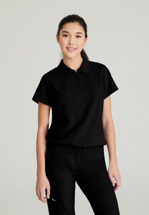 Perseverance Scrub Top – Notch Neck, Stretch Fabric | Grey's