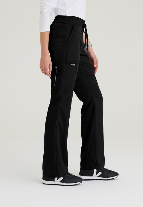 Erin 5 Pocket Rib Knit Waistband Fit & Flare Pant – Barco