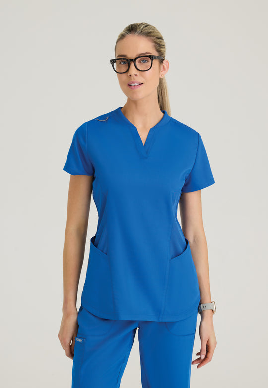 Erin Rib Knit Collar Top