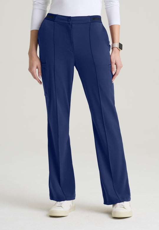 Spring Women's 7 -Pocket DTM Logo Waistband Fit & Flare Pant