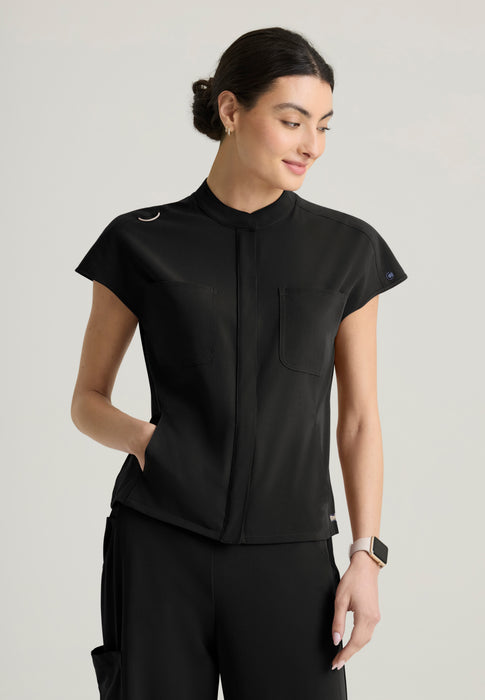 Aria Women's 6-Pocket Sportneck Zip-Front Top – Barco