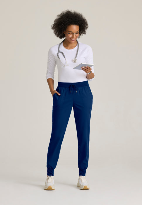 Finley Jogger Scrub Pant – 6 Pockets, Knit Cuff | Grey's Anatomy