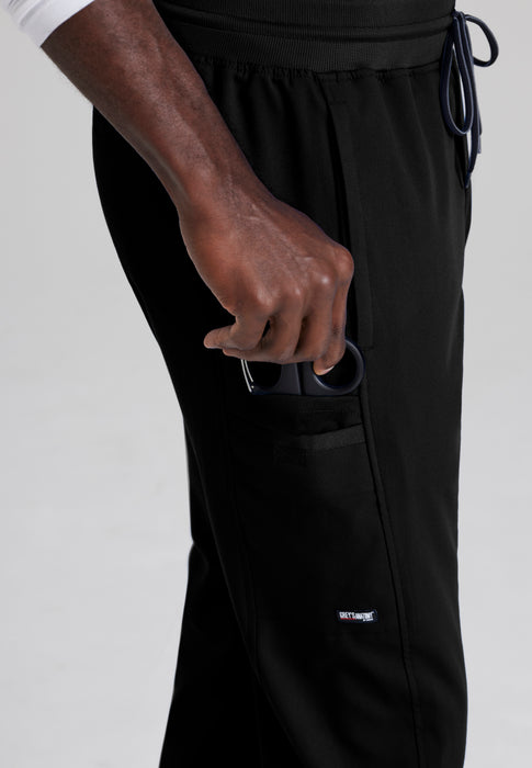 Hudson Men's Scrub Pant – Drawstring Waist, Straight-Leg | Grey's