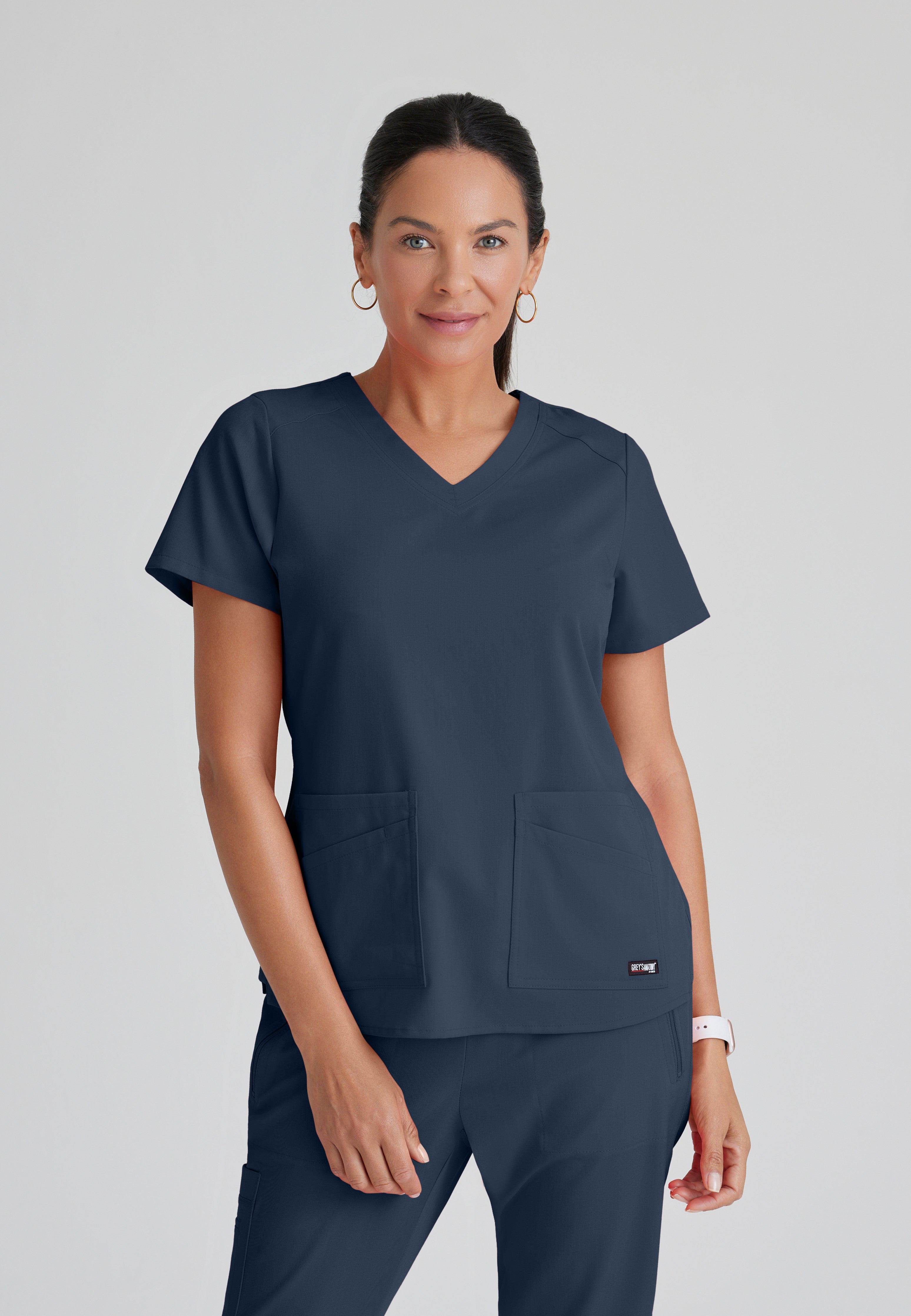 Wholesale scrub top polyester and spandex In Different Colors And
