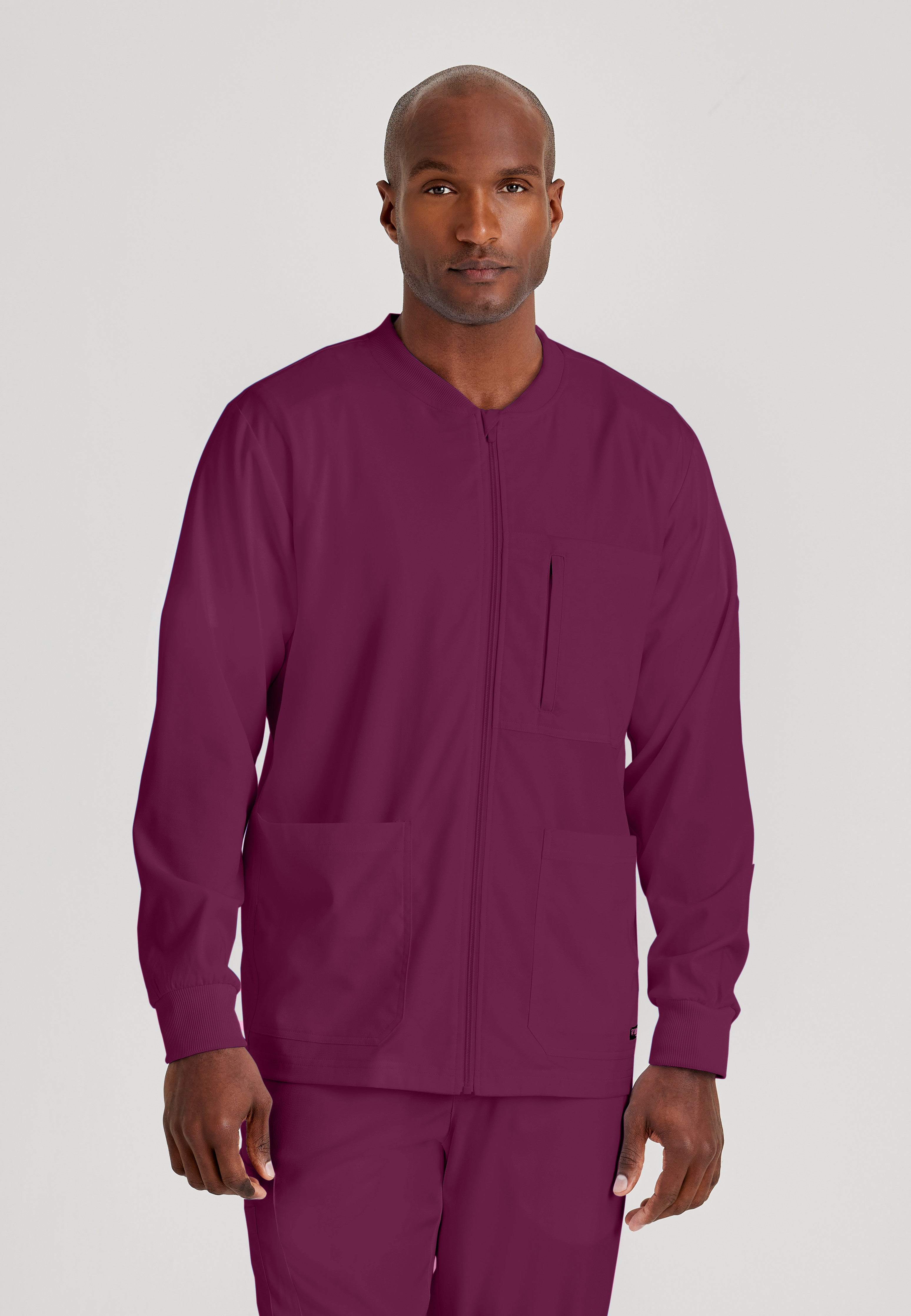 React Scrub Jacket – Performance Stretch, Modern Cut