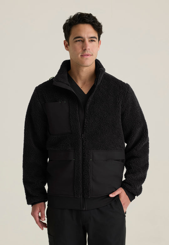 Randin Men's 5-Pocket Mock Neck Zip Front Jacket