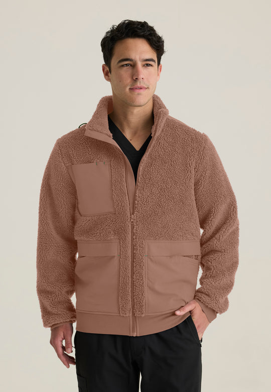 Randin Men's 5-Pocket Mock Neck Zip Front Jacket