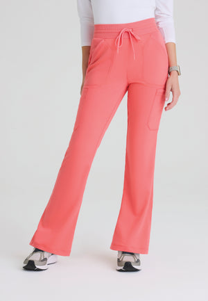 Kristi 7-Pocket Knit Waistband Fit & Flare Pant