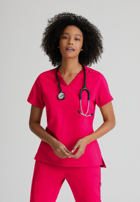 Bree Tuck-in Scrub Top