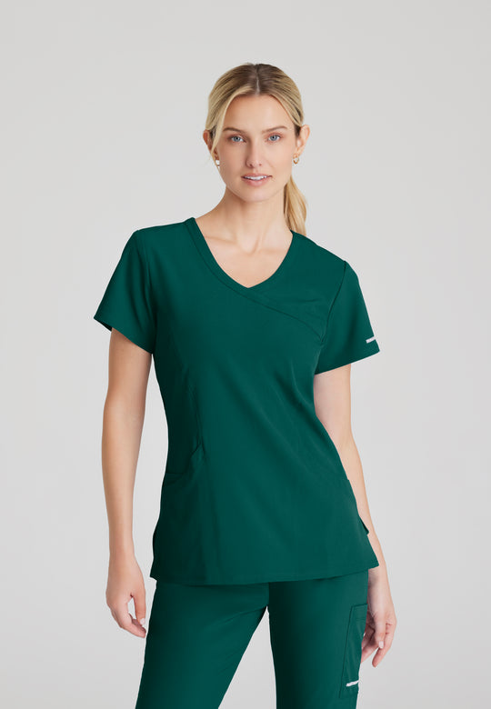 Reliance 3-Pocket Crossover V-Neck Scrub Top