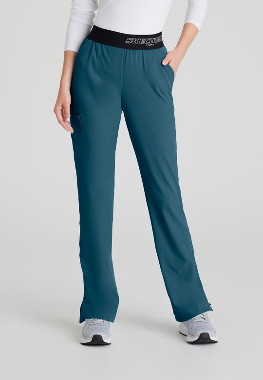 Breeze 3-Pocket Mid-Rise Straight Leg Scrub Pant