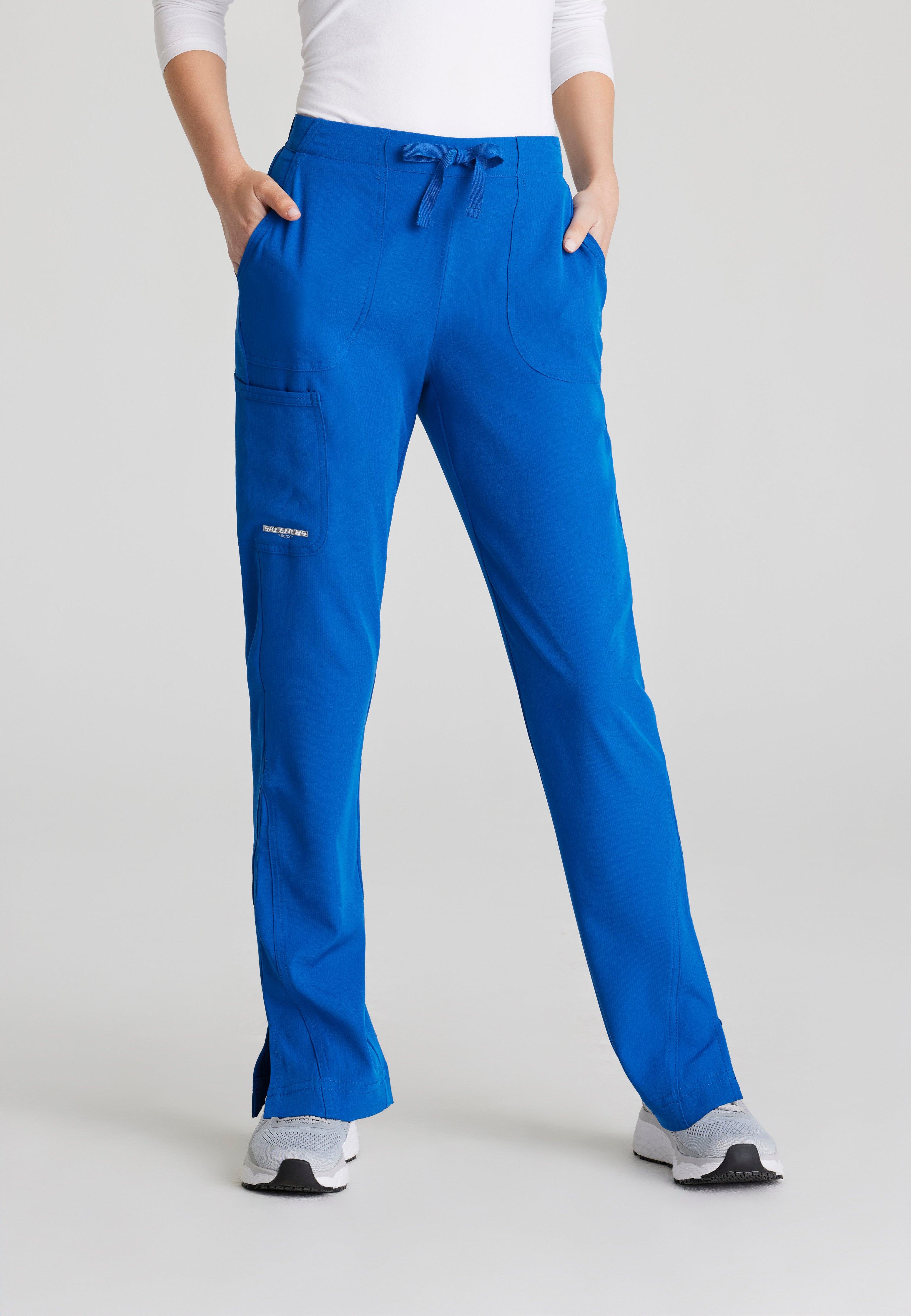 Skechers by Barco Women's Navy Blue Vitality V-Neck Scrub Top Size X-Small  New