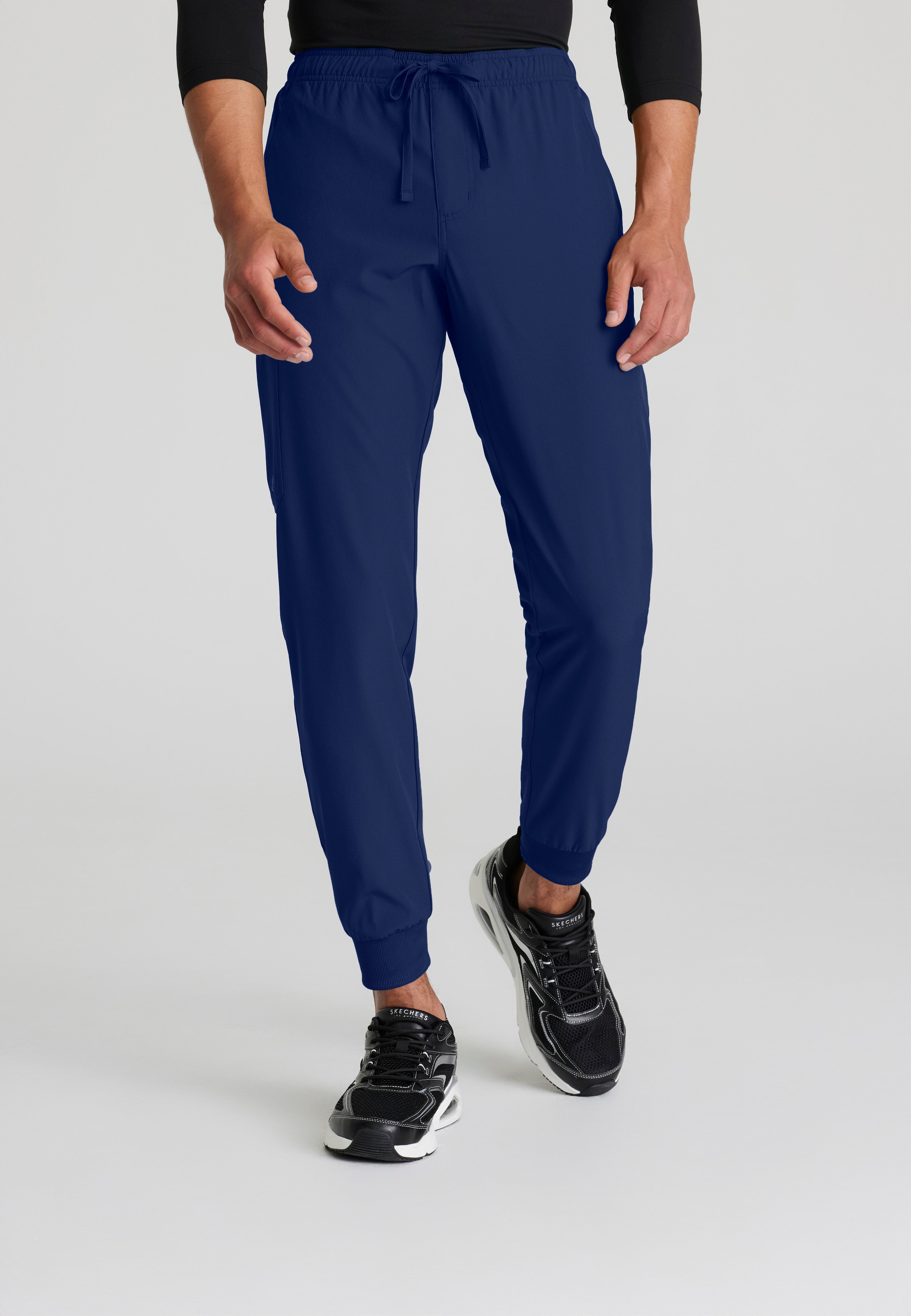 Structure Jogger Scrub Pant – Sporty Silhouette, Stretch Waist
