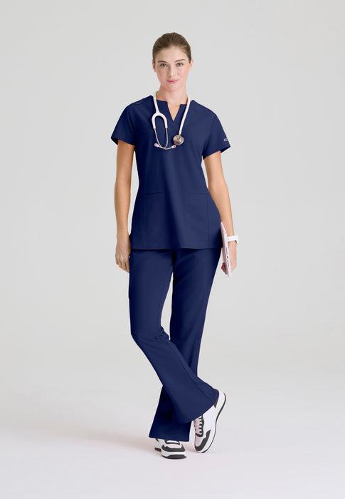 Coast Placket V-Neck Top – Barco