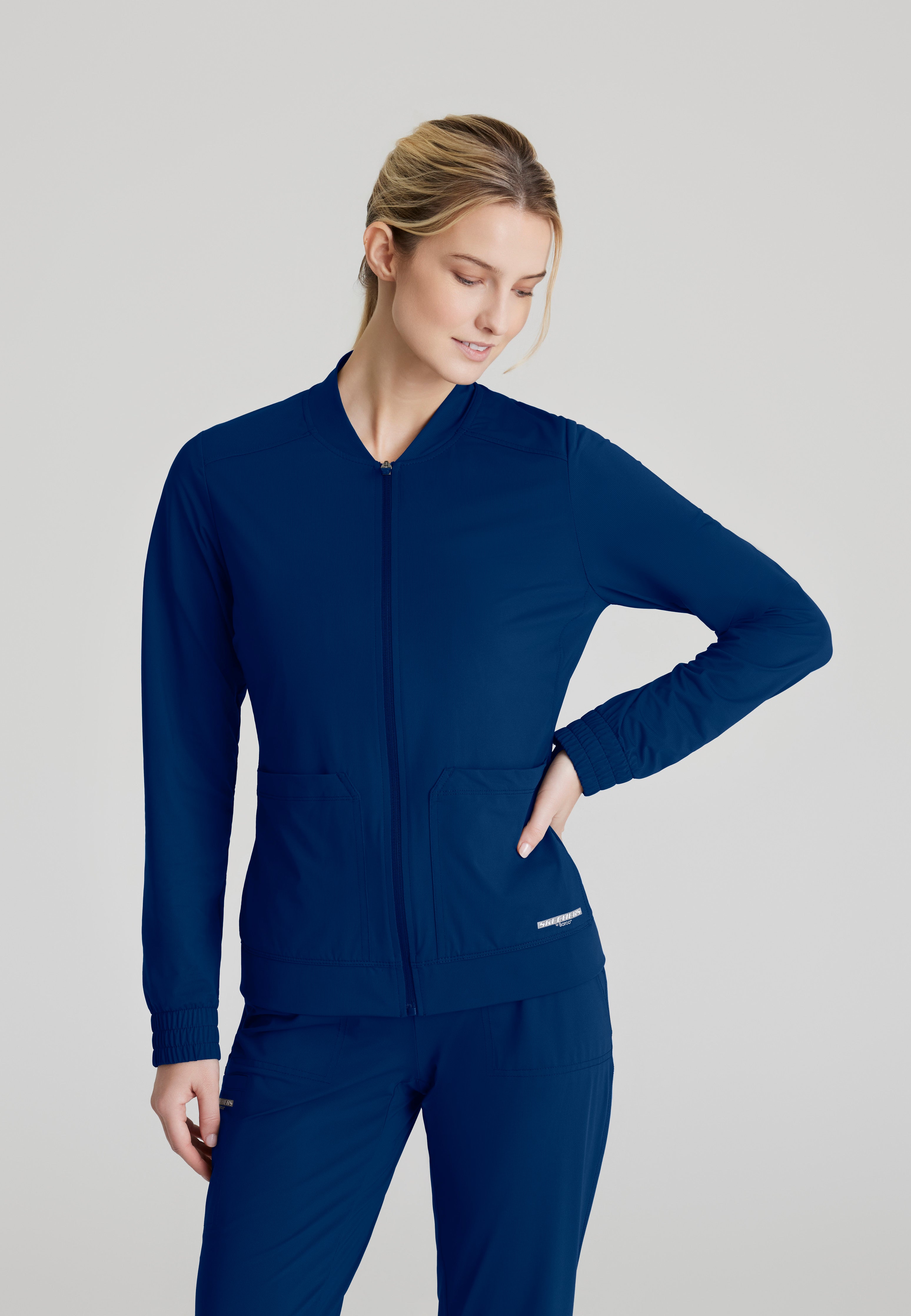 Contour Warm-Up Jacket – Rib Cuffs, Tailored Fit | Skechers™ by