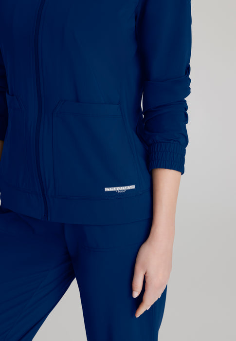 Contour Warm-Up Jacket – Rib Cuffs, Tailored Fit | Skechers™ by