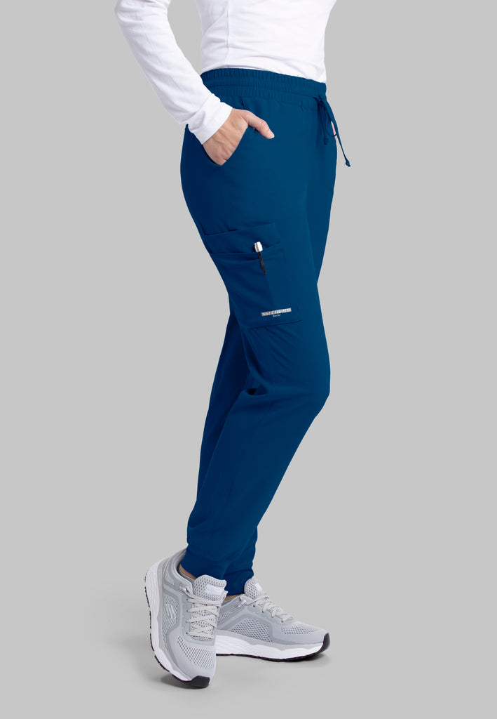 Women's Jogger Scrub Pant - Navy Blue – Body Intelligence