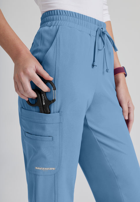 Gamma 6-Pocket Mid-Rise Tappered Leg Scrub Pant