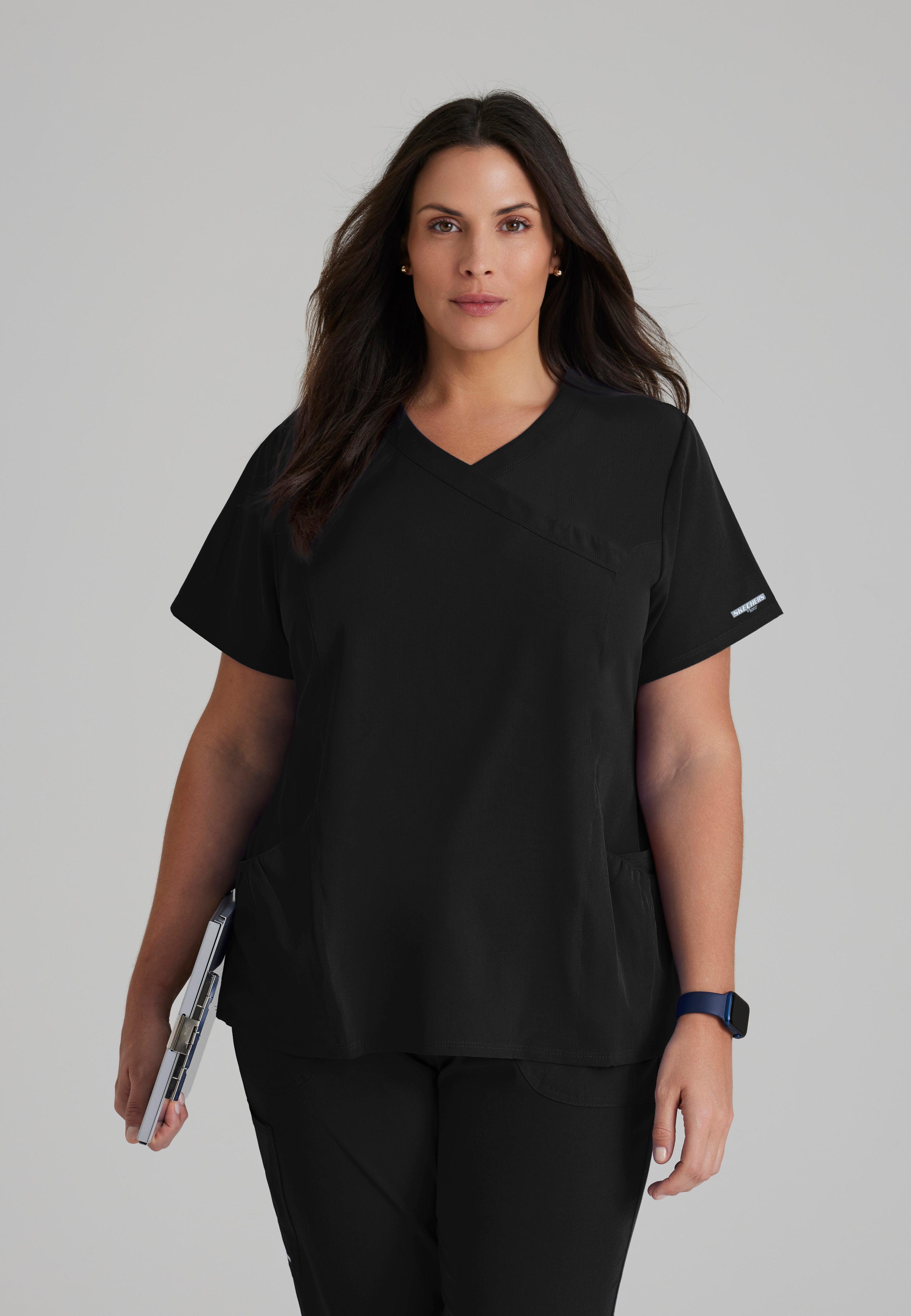 Barco Uniforms: Skechers by BarcoWomen's 2-Pocket Stability Snap Front  Jacket, Discount Barco Nursing Scrubs and Medical Uniforms, Discounts on  Barco Scrubs