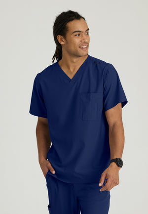 Structure 1-Pocket V-Neck Scrub Top