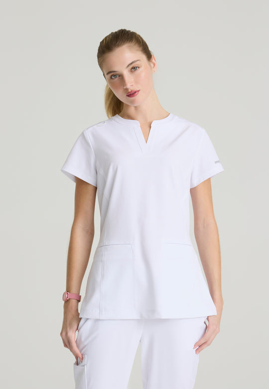 Coast Placket V-Neck Top