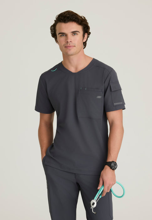 Station 3-Pocket Round Neck High-Low Hem Top – Barco