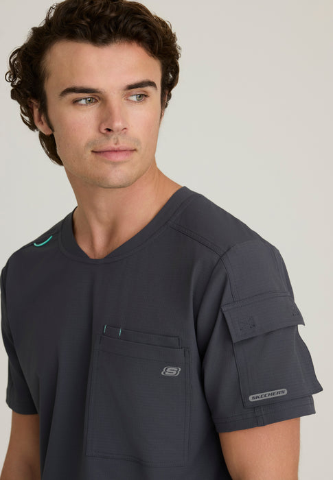 Station 3-Pocket Round Neck High-Low Hem Top – Barco