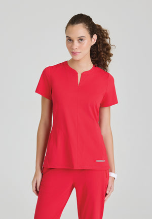 Glide 4 Pocket Banded Collar Top