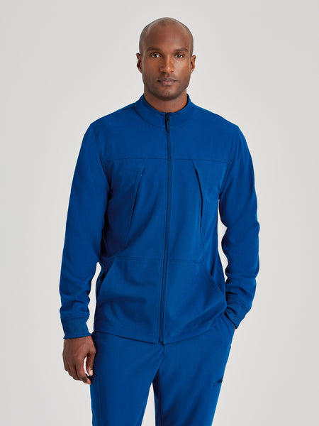 Royal blue warm up jacket online