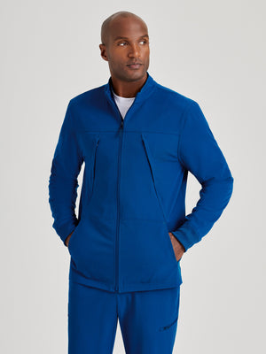 Royal blue warm best sale up jacket