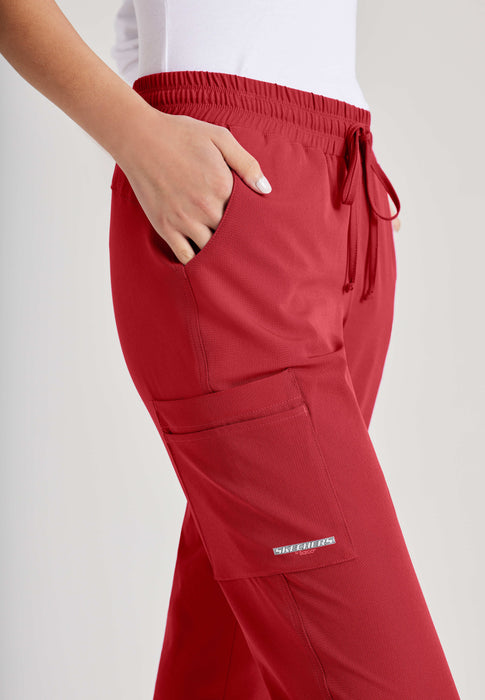Skechers Women's Breeze Logo Elastic Waistband Scrub Pant